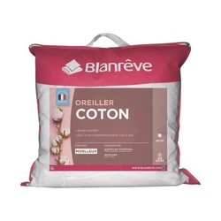 Blanreve cotton pillow - 60 x 60 cm - white