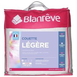 BLANREVE Leichte Mikrofaserbettdecke - 200 x 200 cm - Weiß