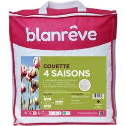 Bettdecke  200 x 200 cm  BLANReVE  4 Jahreszeiten  420 g/m²  Weiß