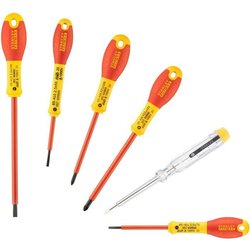 Set di 6 cacciaviti isolati 1000V - STANLEY FATMAX - 0-65-443 - Elettr