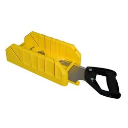 Boite a coupe Holster ABS Plastique + scie a dos integrée - STANLEY - 