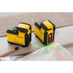 Kit de nivel láser de 360° + trípode - STANLEY - STHT77640-1 - Rojo