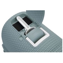 CURVER Bac a litiere pour chats - Bleu gris - Pour chat - 51 x 38,5 x 