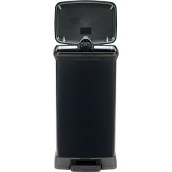 CURVER Decobin Cestino Rettangolare - 50 L - Nero Carbonio