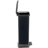 CURVER Decobin Cestino Rettangolare - 50 L - Nero Carbonio