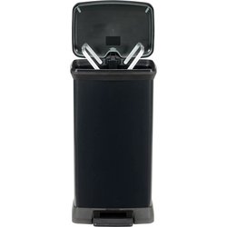 CURVER Decobin Cestino Rettangolare - 50 L - Nero Carbonio