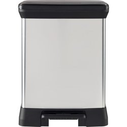 Cubo de basura rectangular - DECO BIN - CURVER - 50L - Diseño elegante