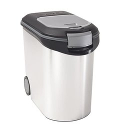 CURVER Krokettenhouder 12kg - Metaallook - Wit