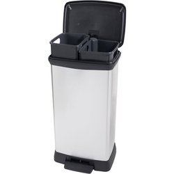 Duo Rectangle Bin - DECO BIN - CURVER - 46L (23+23L) - Double compartm