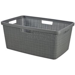 Cesta para la ropa sucia - Curver - Yute - 46 L - Gris