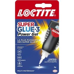 Colle cianoacrilate - LOCTITE - SUPERGLUE-3P - Power Gel Control - Tub