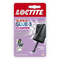 Pegamentos de cianocrilato - LOCTITE - SUPERGLUE-3P - Pincel creativo 