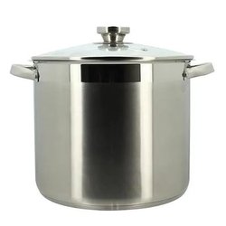 Topf mit Deckel - MENASTYL - 4615455 - Edelstahl - 9 Liter - Alle Herd