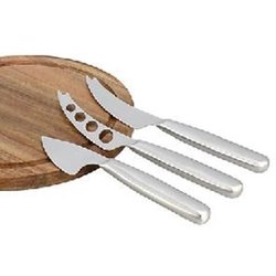 Tagliere - MENASTYL - 5040076 - Rettangolare - Legno di acacia - Con 3