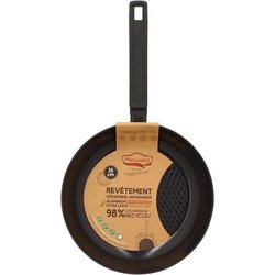 Frying pan - MENASTYL - 6020637 - Forged aluminum - 26 cm - Black - Su