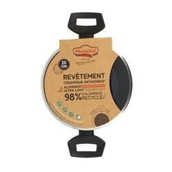 Forno olandese - MENASTYL - 6020646 - Alluminio forgiato - 20 cm - Ner