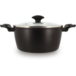 Dutch oven - MENASTYL - 6020647 - Forged aluminum - 24 cm - Black - Su