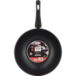 Wok - MENASTYL - 6020252 - En acier inoxydable - 28 cm - Tous feux don