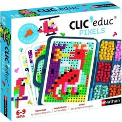 CLIC EDUC PIXELS - Jeu de création - NATHAN - Reconnaissance des coule