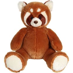 Peluche Panda Gigante Rosso - GIPSY TOYS - 70 cm