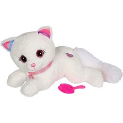 Peluche - Gipsy Toys - Gato Cuty Bella Fashionista - 30cm - Blanco Ros