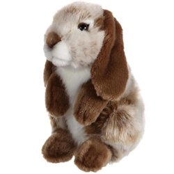 Plüsch - Gipsy Toys - Widder-Kaninchen - 18 cm - Braun