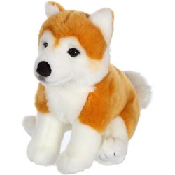 Plüschtier Shiba-Hund - GIPSY TOYS - Sitzend, 25 cm