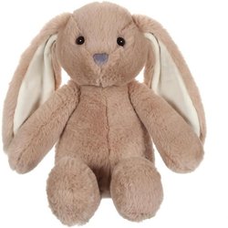 Peluche coniglietto alla moda - GIPSY TOYS - Marrone, 28 cm