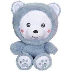 Hoody Pets Bär Plüschtier  GIPSY TOYS  Blau, 24 cm