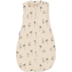 Sacco nanna 2 in 1 - CANDIDE - 55 cm - 0/3 mesi - Stampa tigre bianca