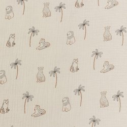 Babynest - CANDIDE - 70 cm - 0-3 Monate - Weiß mit Tigerprint