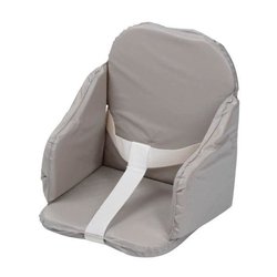 TINEO PVC-stoelkussen met riemen - grijs