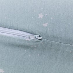 Coussin de maternité - TINEO - Jersey de coton - Vert d eau / Étoiles