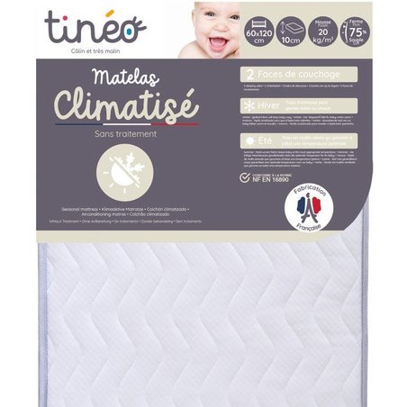 TINEO Materasso climatizzato 60x120x10