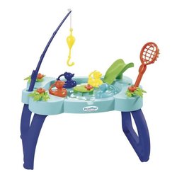 ECOIFFIER - Table peche a la ligne - 4 canards, canne, épuisette, tobo