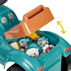 Trattore sterzante ECOIFFIER con rimorchio - 15 accessori - Età da 12 