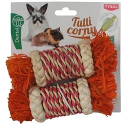 Accesorio para roedores - TYROL - Bolsas de hojas de maíz x2 - 17 x 5,