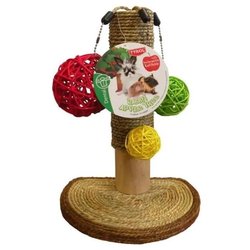 Accessorio per roditori - TYROL - Albero per conigli - Melo - 14 x 19 