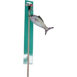 Giocattolo per gatti - AIME - Canna da pesca - Bastoncino di legno, pe