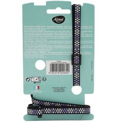 Collar & Leash Kit - AIMÉ - Reflective Purple for Cats