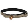 Collare per gatti - AIME - Brillante - Nylon rosso, campanellino argen
