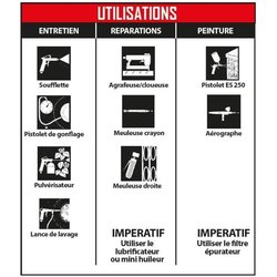 MECAFER SILENT COMPRESSOR 24L 1HP