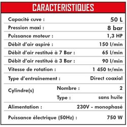 MECAFER SILENT COMPRESSOR 24L 1HP
