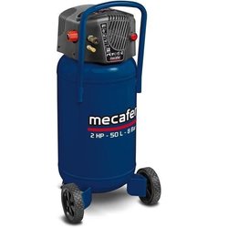 Verticale compressor - MECAFER - 425790 - 50 L - Blauw coaxiaal - Olie