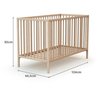 Kinderbett 60x120 WEBABY