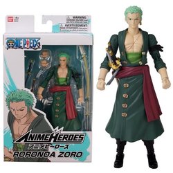 BANDAI Anime Heroes - One Piece - Anime heroes 17 cm figure - Roronoa 