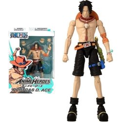 Bandai - Anime Heroes - One Piece - Portgas D. Ace Figura 17 cm - 3693
