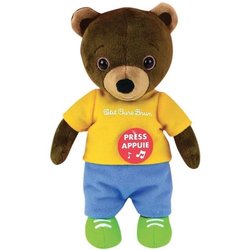 LITTLE BEAR BROWN Peluche musical para niños - 22 cm