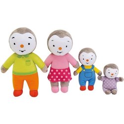 Family Box 4 Plush - T choupi - Jemini - +/- 19 cm