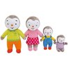 Family Box 4 Plush - T choupi - Jemini - +/- 19 cm